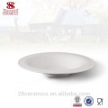 Weißes königliches Bone China weißes Abendessenware, billige keramische Platten